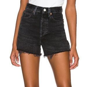 AGOLDE Dee Short in Black